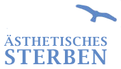 Logo ästhetisches Sterben mit Lachen und Meditation